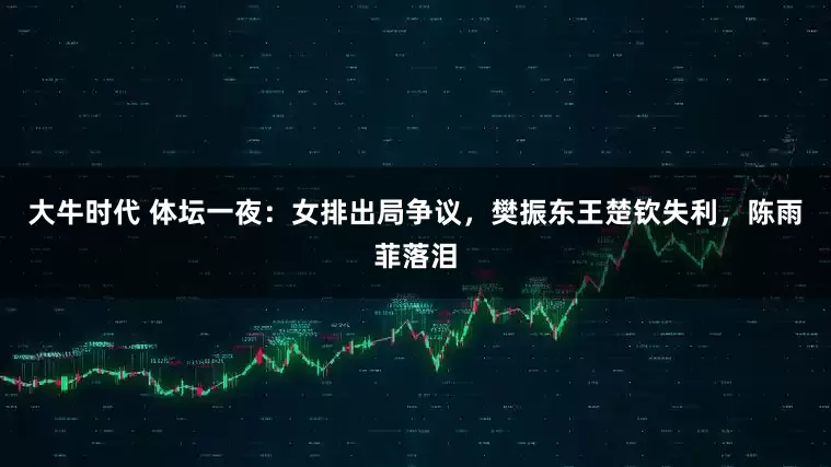 大牛时代 体坛一夜：女排出局争议，樊振东王楚钦失利，陈雨菲落泪